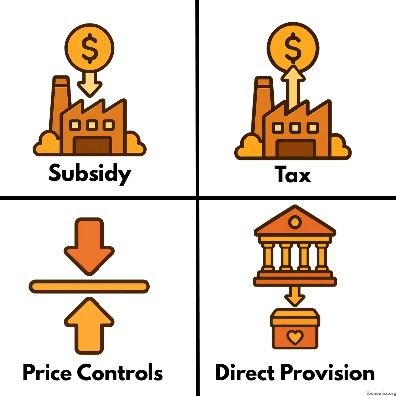 Forms of Government Intervention