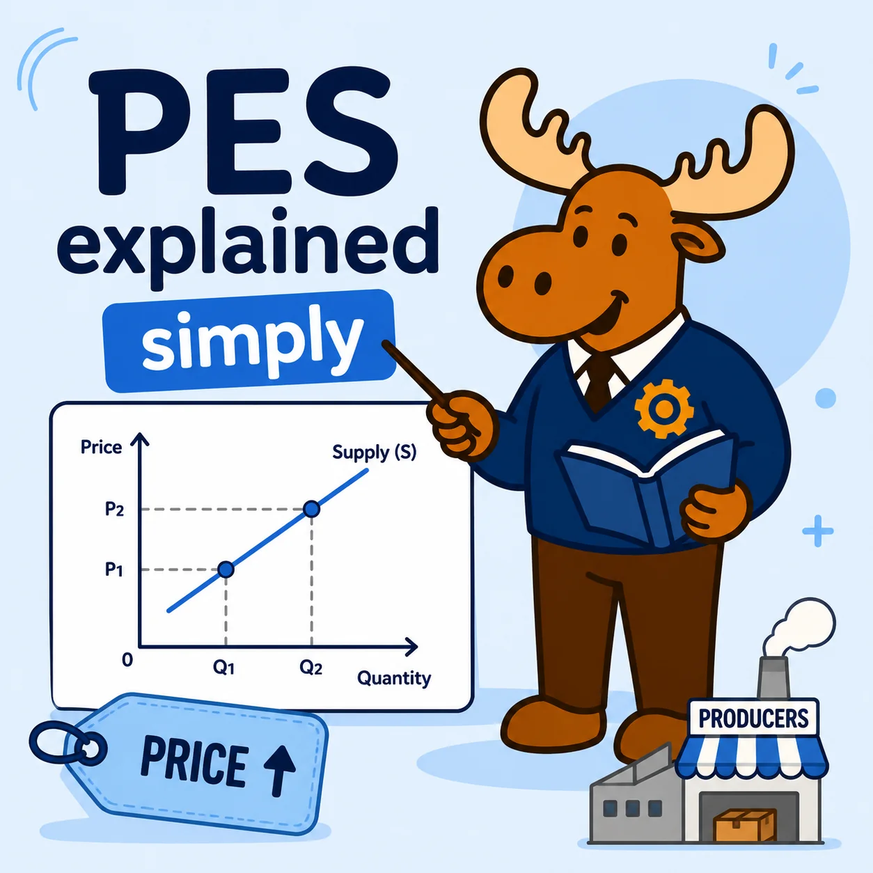 Price elasticity of supply overview showing how responsive producers are to price changes