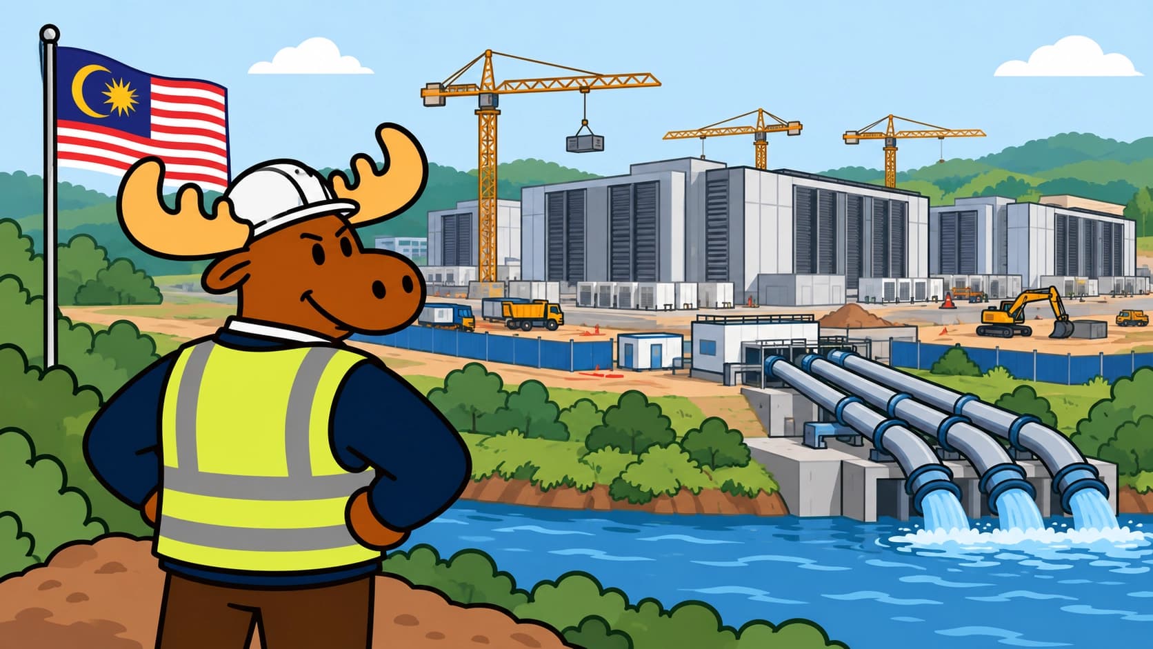 Illustration representing global economics and cross-border investment.